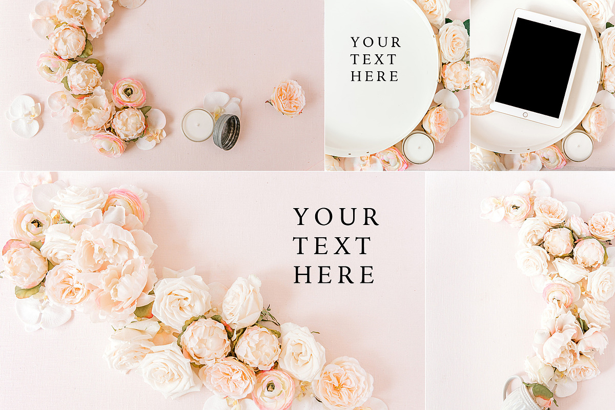 BUNDLE Pink Floral Stock Images, a Business Photo by Lux Light (Photo 2 of 9)