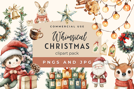 Whimsical Christmas Watercolor