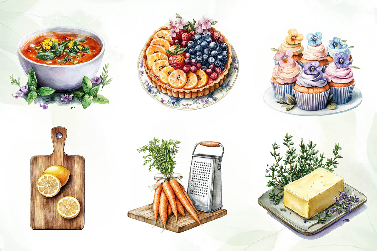 Spring Cooking Sublimation Clipart, an Icon by CreationArt (Photo 5 of 6)