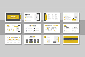 Modern Business Slide Deck, a Presentation Template by Pavel_design