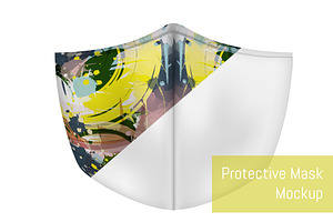 Protective Face Mask Mockup