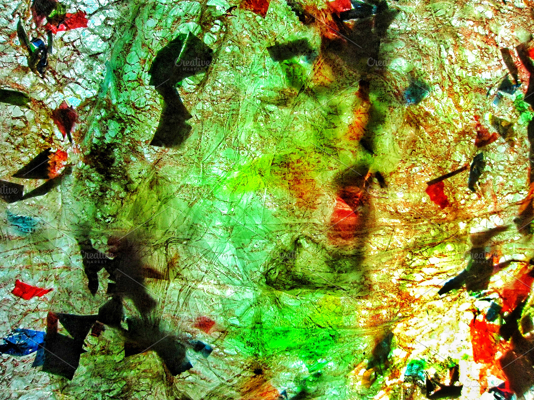 Soft green abstract,Spirit recycled, an Abstract Photo by Manis recycle abstract