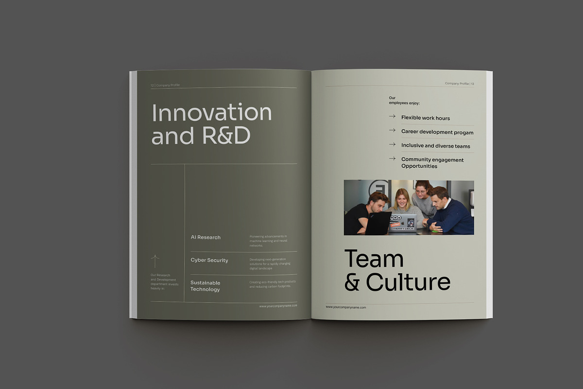 Modern Company Profile preview 8