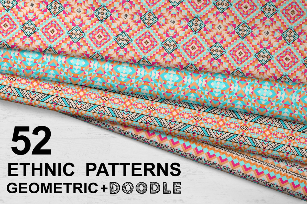 Geometric Ethnic Patterns, a Pattern Graphic by Irina Skaska (Photo 1 of 10)