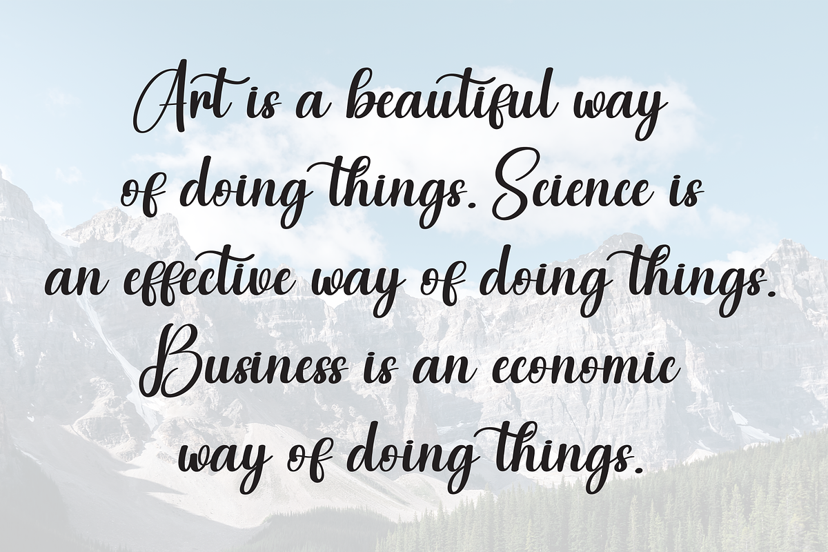 Montana | Script Font, a Handwritten Font by Scratchones (Photo 6 of 9)