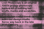 Lost Photocopy - 90s Xerox Textures, a Texture Graphic by Studio GRRR (Thumbnail 3 of 12)