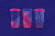 Abstract 3D Wavy Striped Backgrounds, a Wallpaper Graphic by BIBIART (Thumbnail 3 of 11)
