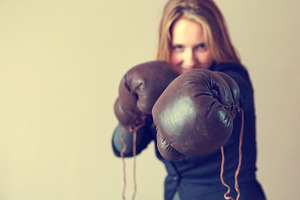 Boxing girl
