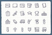 School - Hand Drawn Icons, an Icon by Good Stuff No Nonsense (Thumbnail 2 of 6)