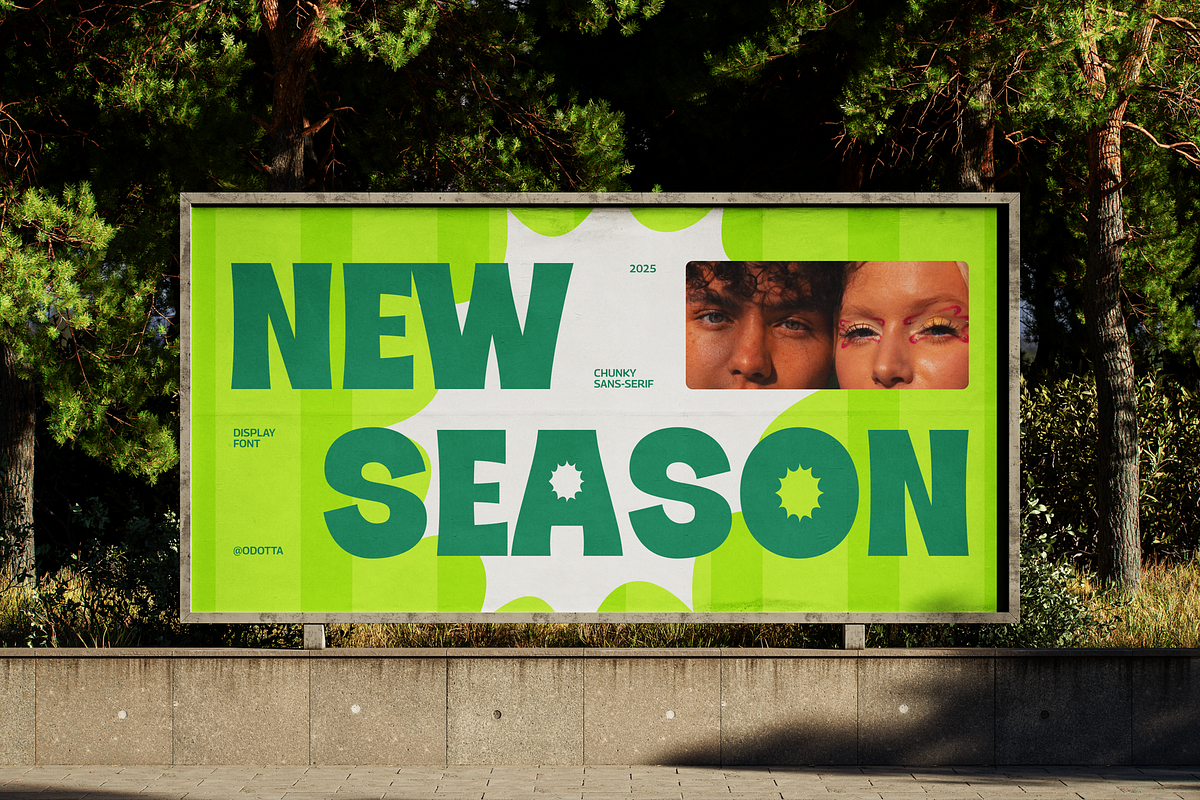 Odotta - Chunky Sans Serif Font, a Sans Serif Font by Studio Moara (Photo 7 of 8)