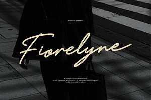 Fiorelyne | Handwritten Signature, a Handwritten Font by gracetype_studio