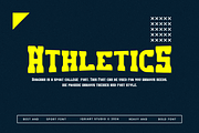 Sekoxaz Athletics - Sport Font, a Slab Serif Font by Iqsiart Studio (Thumbnail 6 of 6)