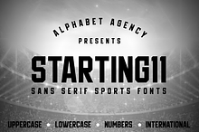 Starting11 Sans Serif Fonts