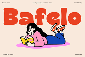 Bold Round Serif Font - Bafelo, a Serif Font by Font Liner