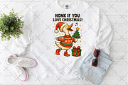 Honk If You Love Christmas Png, an Illustration by Craft Nest (Thumbnail 4 of 6)