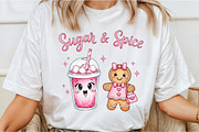 Sugar & Spice T Shirt Christmas Png, an Illustration by DreamCafeArt (Thumbnail 2 of 6)