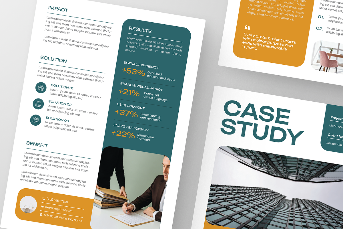 Case Study, a Flyer Template by Annora Studio (Photo 6 of 6)