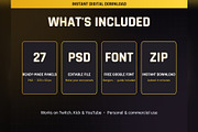 Text Bubbles Twitch & Kick Panels, an Object Graphic by Gear Store (Thumbnail 5 of 5)