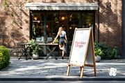 Outdoor Signage Mockup Set, a Household Mockup by DOBE Studio (Thumbnail 5 of 8)