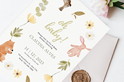 Boho Aesthetic Baby Shower Invite, an Invitation Template by TheSimplySereneShop (Thumbnail 9 of 10)