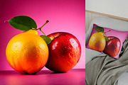 SET Fruit Composition Background, a Background Graphic by IrySha (Thumbnail 2 of 11)