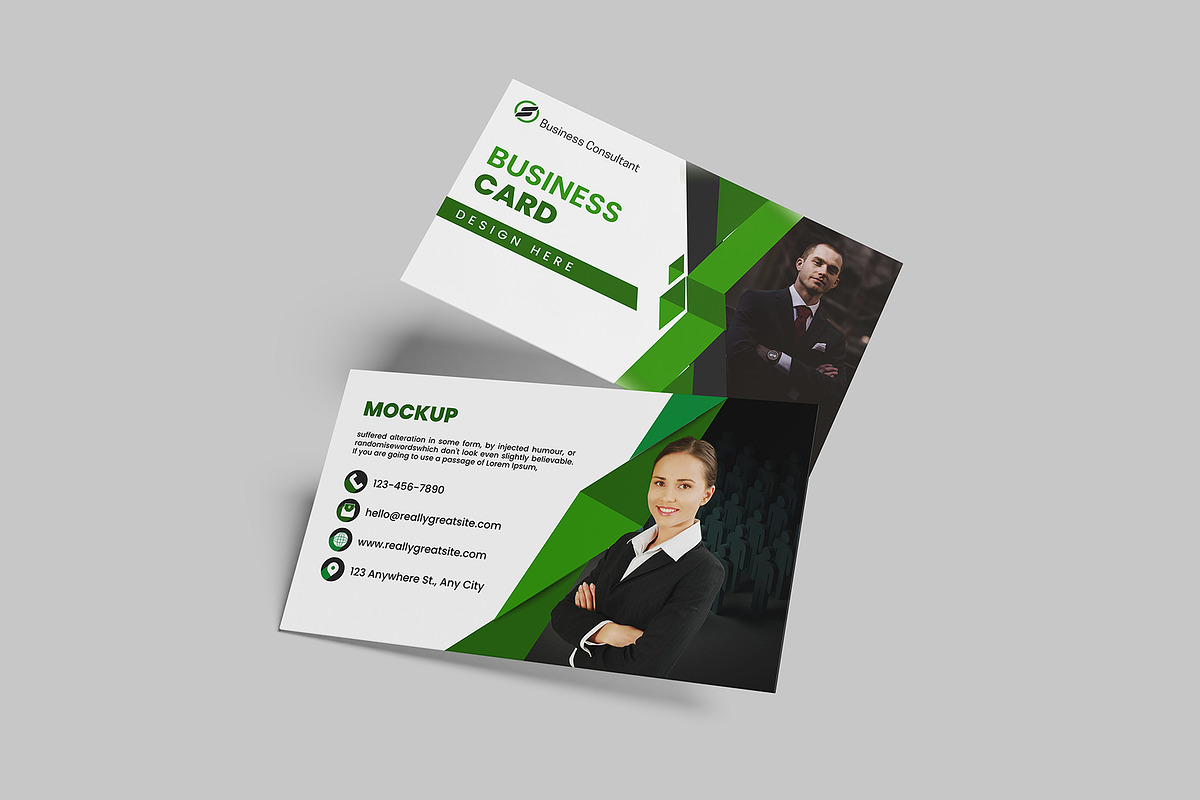 Business Card Mockup, a Print Template by Difa Design (Photo 11 of 12)