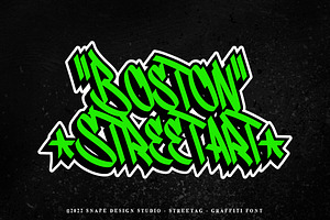 Streetag - Graffiti Font