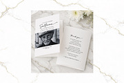 Funeral Bundle B&W Canva FR003, a Stationery Template by TyphoonStudio (Thumbnail 4 of 11)