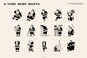 A Very Busy Santa Illustrations, a Seasonal Illustration by Feelsoul (Thumbnail 3 of 10)