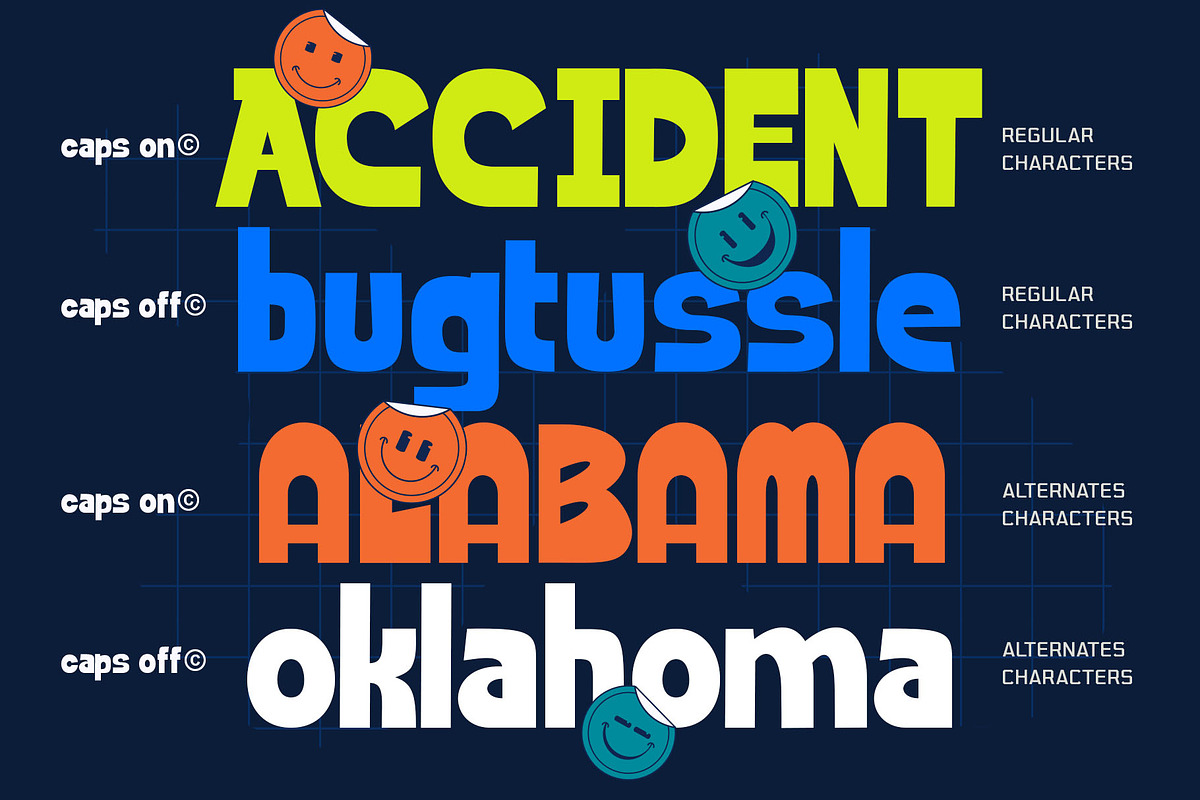 Shake Mouth Typeface, a Sans Serif Font by alit design (Photo 6 of 15)
