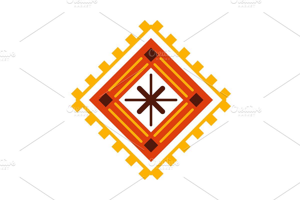 Ethnic pattern. Geometric and aztec, an Illustration by the8monkey