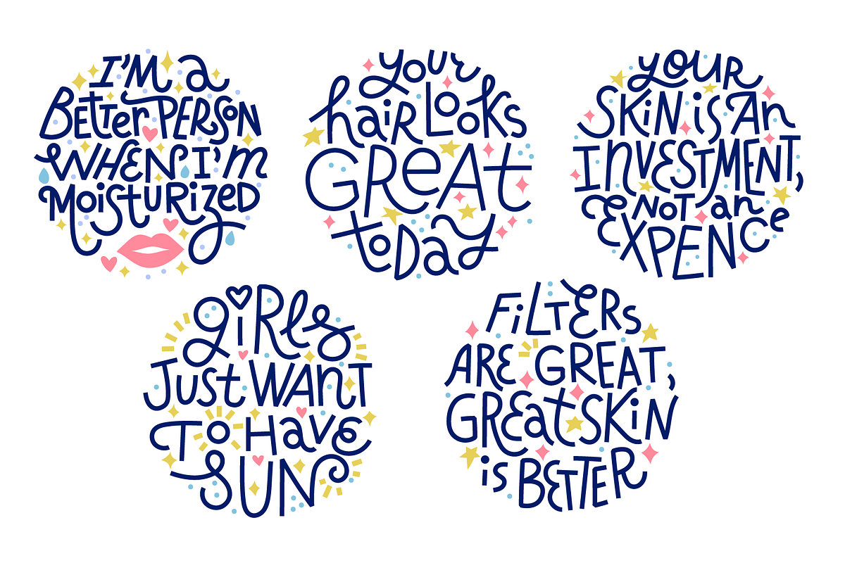 Beauty&Self-Care Quotes, an Illustration by Chickfish (Photo 2 of 5)
