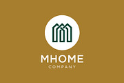 Letter M Home House Logo Design, a Branding & Logo Template by Buqancreative (Thumbnail 2 of 2)