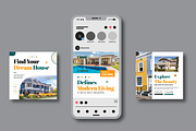 Modern Real Estate Instagram Post, a Social Media Template by MightyDesign (Thumbnail 2 of 6)