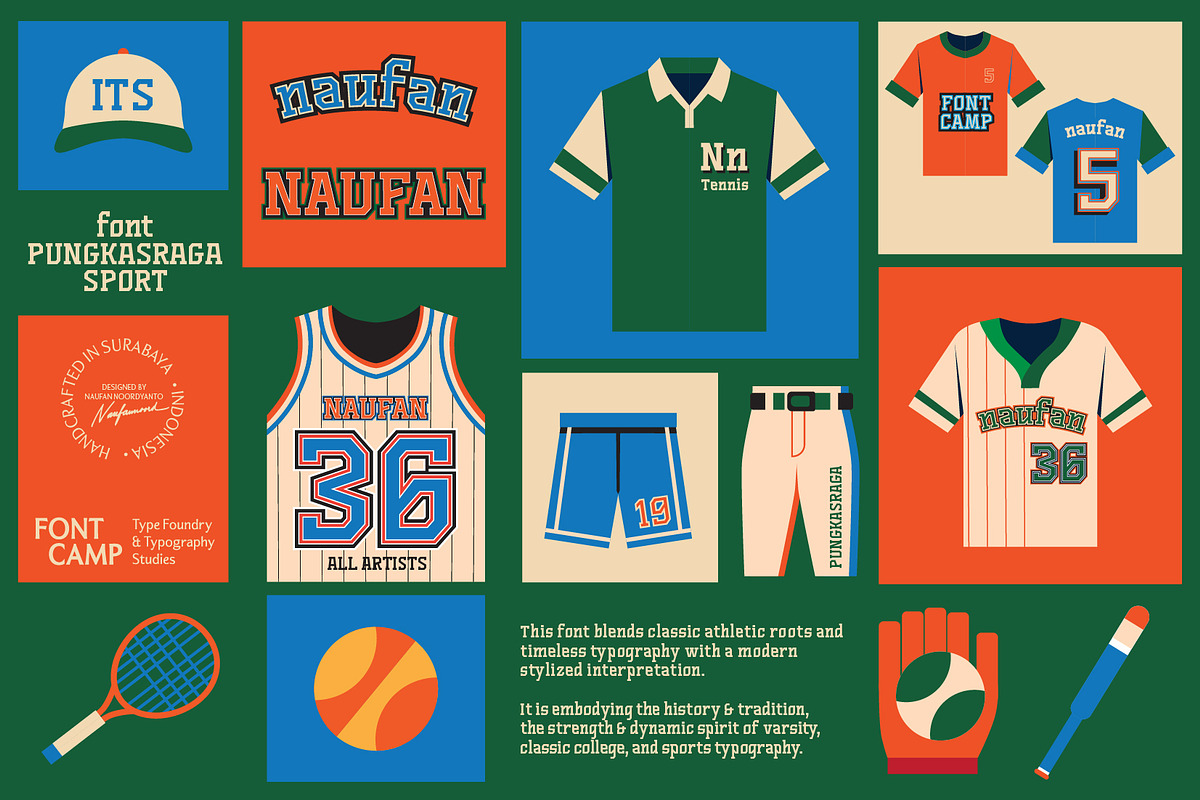 Pungkasraga Sport Font, a Serif Font by Fontcamp Type Foundry (Photo 4 of 8)