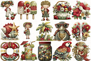 Whimsical Summer Clipart, an Illustration by OK Design (Thumbnail 3 of 6)