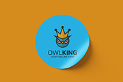 Owl King Logo, a Branding & Logo Template by Logo Lab (Thumbnail 1 of 4)