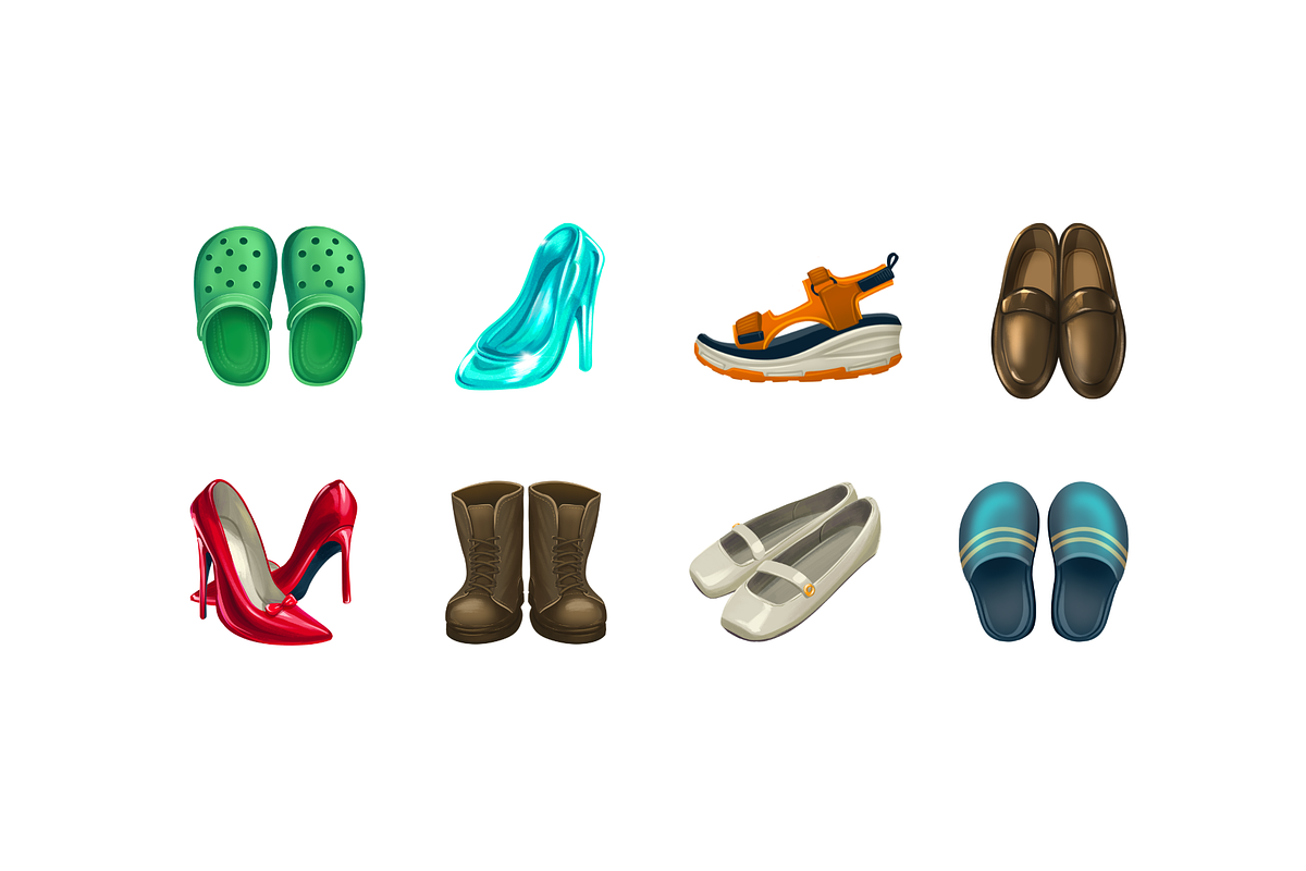 Fashion Footwear, an Object Graphic by Deemak Daksina (Photo 1 of 3)