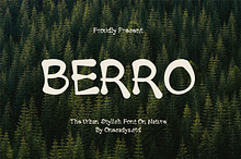 Berro – Handdrawn Display Typeface
