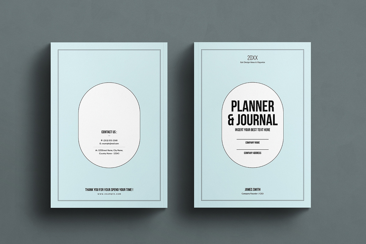 Planner & Journal Template, a Stationery Template by E-Type (Photo 7 of 7)