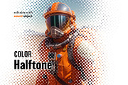 Color Halftone Photo Effect, a Layer Style Add-On by Grkic Creative (Thumbnail 1 of 3)