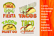 Tacos Quote Watercolor Illustration, an Illustration by thefutive (Thumbnail 2 of 2)