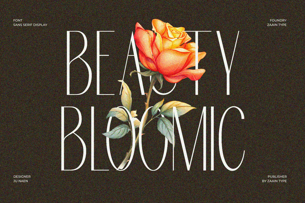 Bloomic, a Sans Serif Font by zaaintype (Photo 2 of 10)