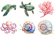 Cute Undersea Clipart, an Illustration by CitraGraphics (Thumbnail 3 of 5)