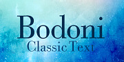 Bodoni Classic Text, a Serif Font by Wiescher-Design (Thumbnail 1 of 3)
