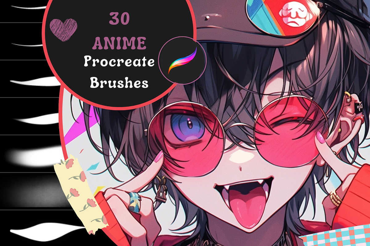 Procreate Anime Essentials, a Brush Add-On by nikiartcorner (Photo 1 of 11)