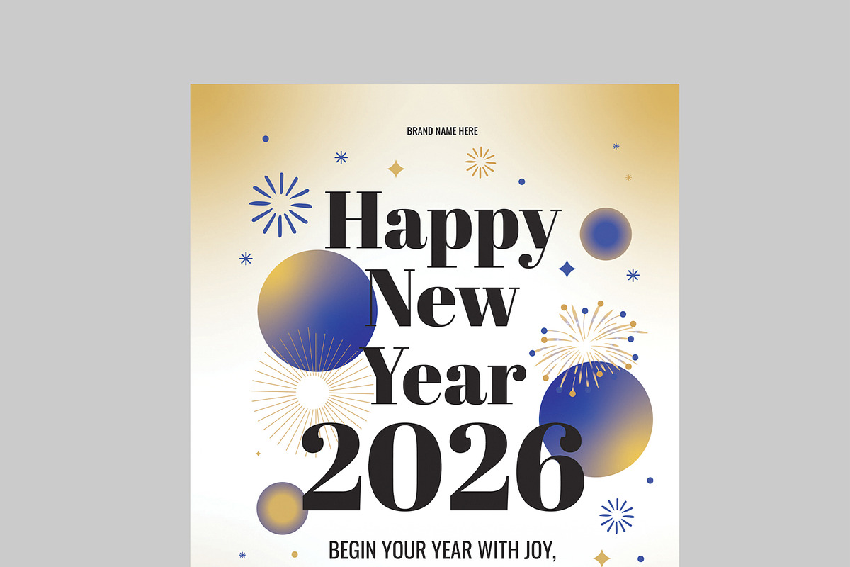 Happy New Year Flyer, a Flyer Template by MightyDesign (Photo 4 of 8)