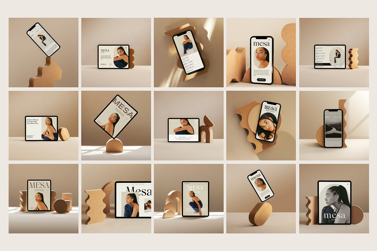 BUNDLE Mesa Digital Devices Mockups, a Device Mockup by Sparrow & Snow (Photo 6 of 13)