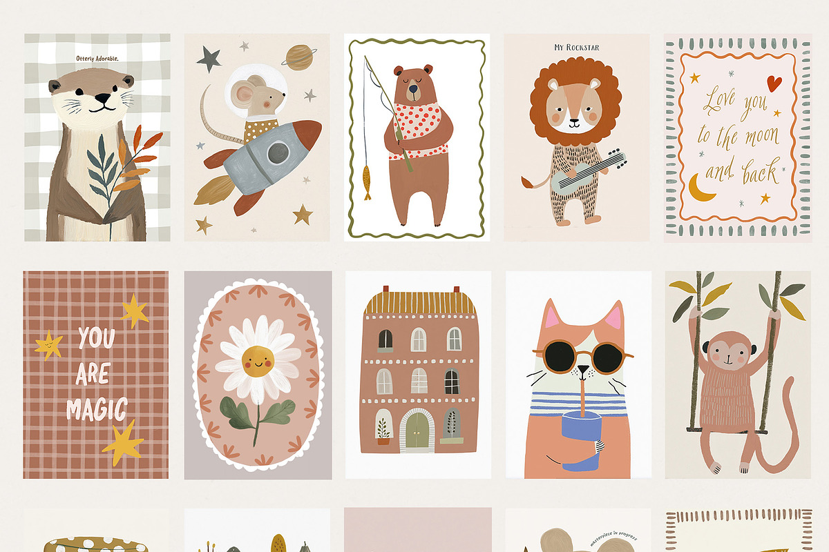 100 Nursery Prints - Made for Minis, a Background Graphic by Essentially Nomadic (Photo 10 of 12)