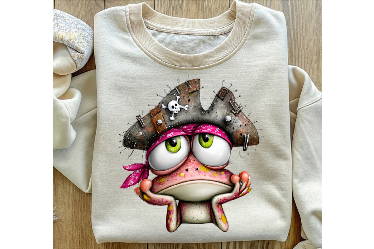 Quirky Frog Clipart, an Illustration by OK Design (Photo 6 of 6)